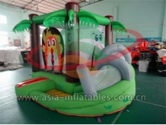 Inflatable Racing Game Inflatable Mini Safari Bouncer With Slide