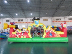 Dino Bouncer Inflatable Mickey Park Learning Club Bouncer House