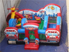 Einfache Installation Rettungs-Squad-aufblasbarer Kleinkind-Spielplatz