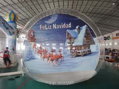 Heißer Verkauf Blasen-Zelt-aufblasbare Schneekugel für machen Foto im Fabrikpreis