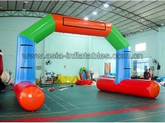 Heißer Verkauf Event Inflatables Dauerhaftes PVC-Planenwasser, das aufblasbaren luftdichten Bogen für die Werbung schwimmt in Fabrik Preis