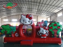 Inflatable Hello Kitty Toddler Jumper For Girls & Fun Derby Horse Race