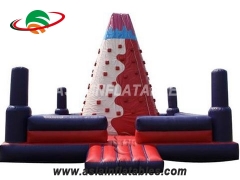 New Arrival Mobile Rock Inflatable Climbing Wall For Outside Play
