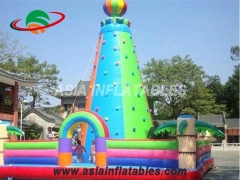 Team Building Game Amazing Inflatable Games, Inflatable Rock Climbing Wall Tower