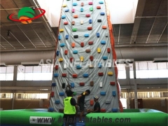 Fantastic Hot Sale Sport Games Climbing Wall Inflatable Rock Climbing Mountains