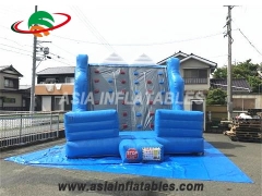 High Quality PVC Climbing Wall Inflatable Rocky Climbing Mountain For Sale Paracute Ride & Rocket Ride
