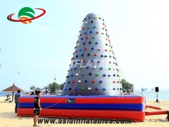 Children Tunnel Games Popular Indoor Inflatable Rock Climbing Wall For Healthy Sport Games