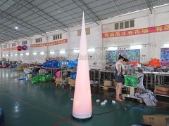 Heiße verkaufende Partei Inflatables 2.5mH ​​aufblasbarer Beleuchtungskegel im Fabrik-Preis