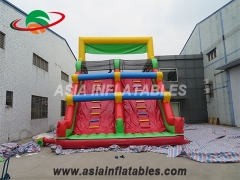 Inflatable Obstacle Course With Slides