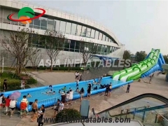 Giant Inflatable Green City Water Slide