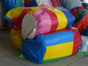 Auf- und Abbauanweisungen für Inflatables